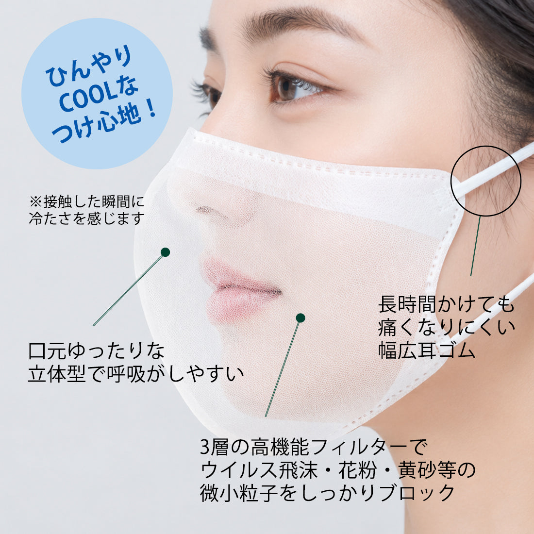 30枚入り冷感マスク ADA-R