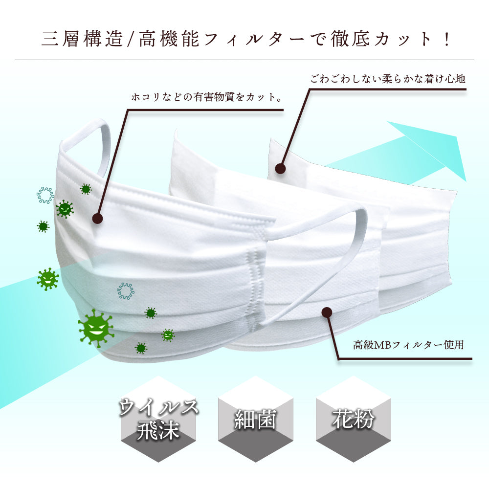 30枚入り白マスク 12箱セット E30-S12