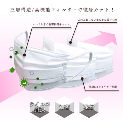 30枚入り白マスク小さめ N30-SML