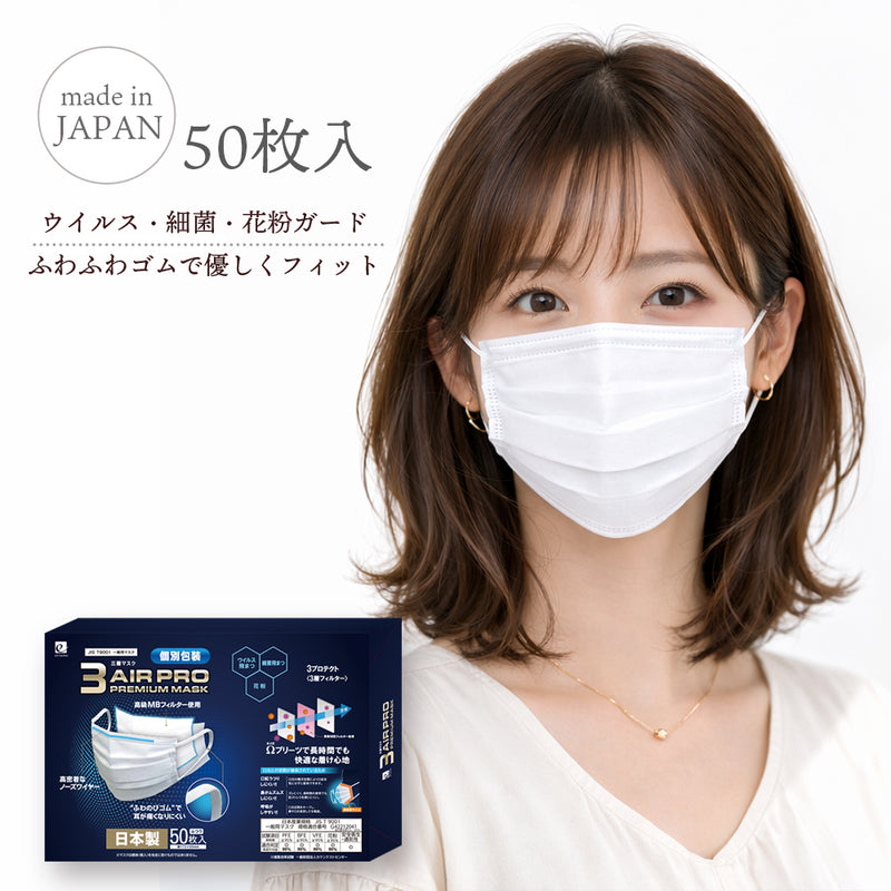 50枚入り白マスク N50