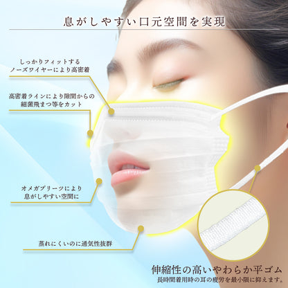 65枚入り白マスク10箱セット C65