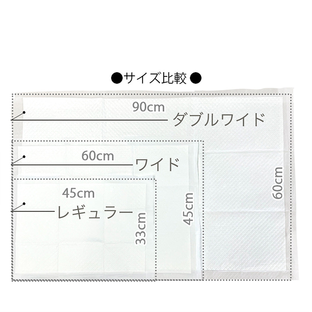 ペットシーツ超薄型ダブルワイド NB-petsheets